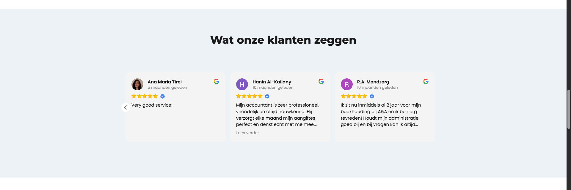 A&A Belastingadviseurs reviews